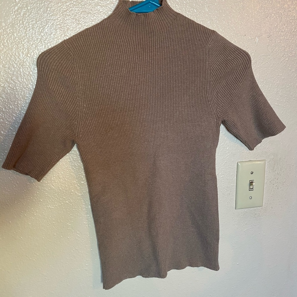 Faux turtle neck